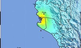Peru įvyko 6,3 balo žemės drebėjimas