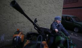 Baikeriai Klaipėdos senamiestyje