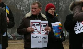 Piketas prie Rusijos konsulato