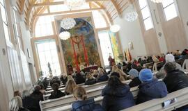 Koplyčioje skambėjo K. Donelaičio mintys