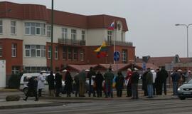 Piketas prie Rusijos konsulato