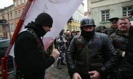 Baikeriai Klaipėdos senamiestyje