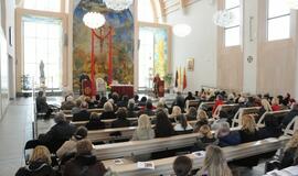 Koplyčioje skambėjo K. Donelaičio mintys