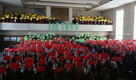 Vytauto Didžiojo gimnazijoje - gyva trispalvė