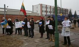 Piketas prie Rusijos konsulato