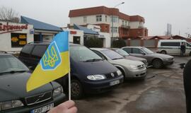 Piketas prie Rusijos konsulato