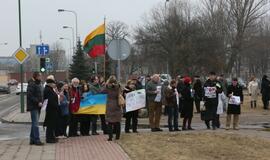 Piketas prie Rusijos konsulato