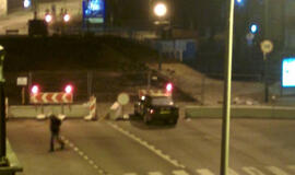 Pilies tilto atitvarų stiprumą išmėgino taksi