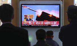 Tarp Šiaurės ir Pietų Korėjų aidėjo šūviai