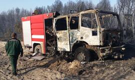 Dėl Kuršių nerijos gaisro pradėtas ikiteisminis tyrimas