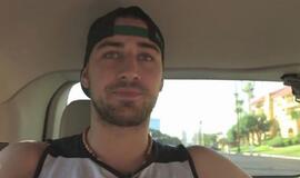 Jonas Valančiūnas - girtas prie vairo