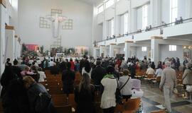 Velykų mišios Klaipėdos šv. Juozapo Darbininko bažnyčioje