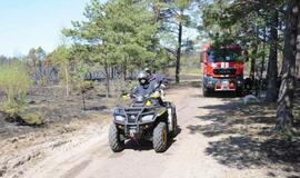 Gaisras Kuršių nerijoje: antroji diena