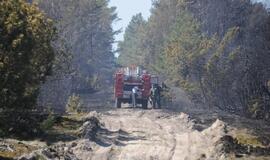 Gaisras Kuršių nerijoje: antroji diena