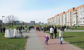 Sąjūdžio parke pasodinti ąžuoliukai