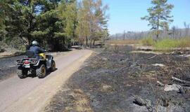 Gaisras Kuršių nerijoje: antroji diena