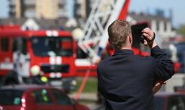 Gaisras Vingio gatvėje