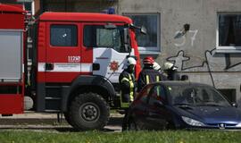 Gaisras Vingio gatvėje