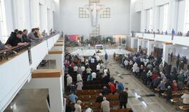 Velykų mišios Klaipėdos šv. Juozapo Darbininko bažnyčioje