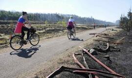 Gaisras Kuršių nerijoje: antroji diena