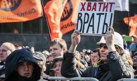 Tūkstančiai žmonių Maskvoje reikalavo žodžio laisvės