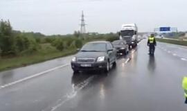 "Lietingo" reido rezultatas - trys girti vairuotojai