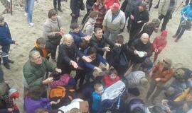 Palangoje vėl lijo gintaru