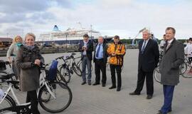 Už Klaipėdą dviračius mynė ir politikai