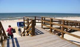 Klaipėdos paplūdimiuose - jau vasara