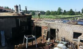 Šilutės rajone sprogo briketų cechas