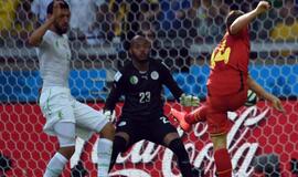 Belgijos futbolininkai nugalėjo Alžyro rinktinę 2:1