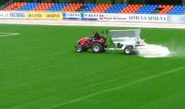 Gargždai stadioną atsinaujino dykai