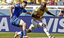 Kolumbijos futbolininkai užtikrintai nugalėjo graikus