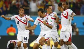 Kosta Rikos futbolininkai po baudinių serijos pateko į pasaulio čempionato ketvirtfinalį