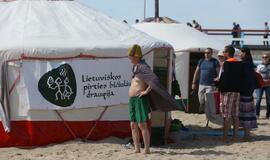 Palangos pajūrį kaitino pirtininkų varžytuvės