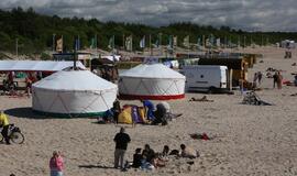 Palangos pajūrį kaitino pirtininkų varžytuvės