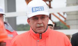 SGD terminalo krantinėje iškeltas statybų vainikas