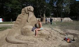 Palangoje - smėlio skulptūrų festivalis