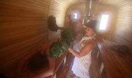 Palangos pajūrį kaitino pirtininkų varžytuvės