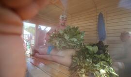 Palangos pajūrį kaitino pirtininkų varžytuvės