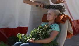 Palangos pajūrį kaitino pirtininkų varžytuvės