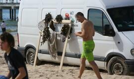 Palangos pajūrį kaitino pirtininkų varžytuvės