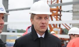 SGD terminalo krantinėje iškeltas statybų vainikas