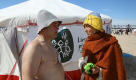 Palangos pajūrį kaitino pirtininkų varžytuvės