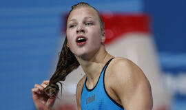 Plaukikė Rūta Meilutytė Romoje iškovojo pergalę ir pagerino varžybų rekordą