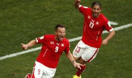 Šveicarijos futbolininkai išplėšė pergalę prieš Ekvadorą