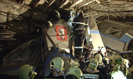 Dėl avarijos Maskvos metro sulaikyt du įtariamieji