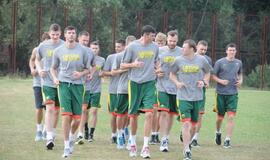 Lietuvos krepšinio rinktinė susirinko į Palangą