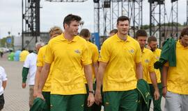 Rinktinės krepšininkai plaukiojo jachtomis