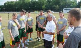 Lietuvos krepšinio rinktinė susirinko į Palangą